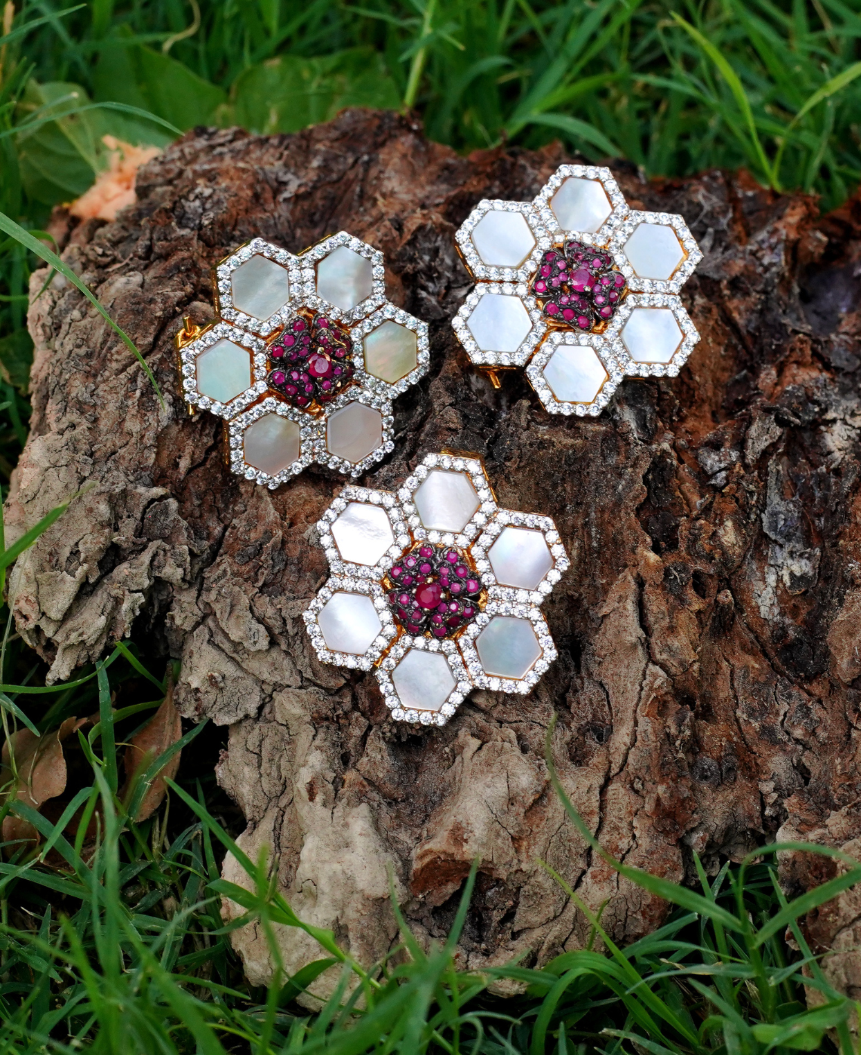 Mother of pearl Hexagonal PS