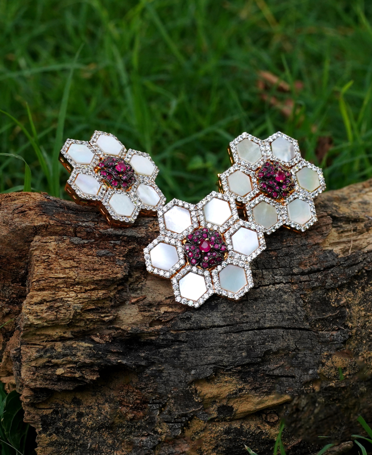 Mother of pearl Hexagonal PS